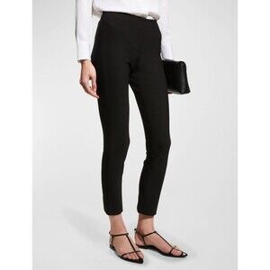 Vince High Rise Black Front Seam Stretch Legging Pants Size S
